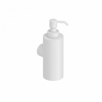 SOAP DISPENSER SOLID BRASS - VERDI LAMDA WHITE MATTE 3011001 Ø60 x 75 x 190mm