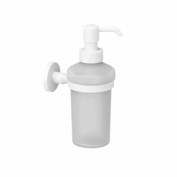 SOAP DISPENSER FROSTED GLASS WALL MOUNTED - VERDI SIGMA WHITE MATTE 3030001 70 x 105 x 180mm