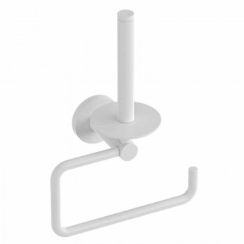 DOUBLE TOILET ROLL HOLDER WITH SPARE HOLDER - VERDI SIGMA WHITE MATTE 3036401 140 x 95 x 220mm