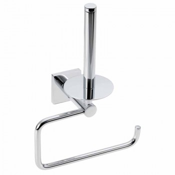 DOUBLE TOILET ROLL HOLDER WITH SPARE HOLDER - VERDI DELTA CHROME 3066422 140 x 95 x 220mm