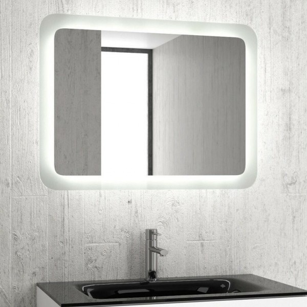 καθρεφτες μπανιου - επιπλα μπανιου - είδη μπάνιου - καθρεπτης LED - KARAG ADEL-80 60X80CM