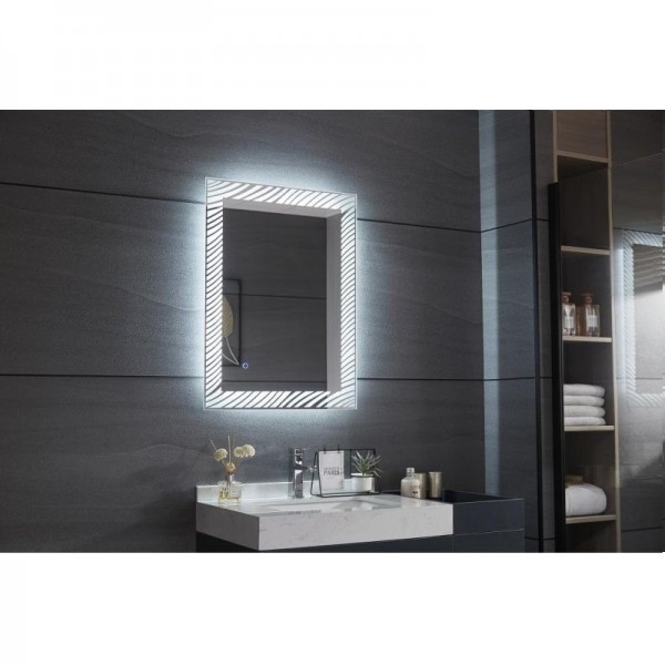καθρεφτες μπανιου - επιπλα μπανιου - είδη μπάνιου - καθρεπτης LED - GRILIA 77-0113 60X80