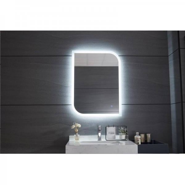 καθρεφτες μπανιου - επιπλα μπανιου - είδη μπάνιου - καθρεπτης LED - LOLA 77-6138 60X80