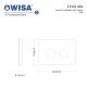 πλακετες μπανιου - υδραυλικα μπανιου - είδη μπάνιου - ΠΛΑΚΕΤΑ ΧΕΙΡΙΣΜΟΥ - WISA CIRCLE ΜΑΥΡΟ F099-400