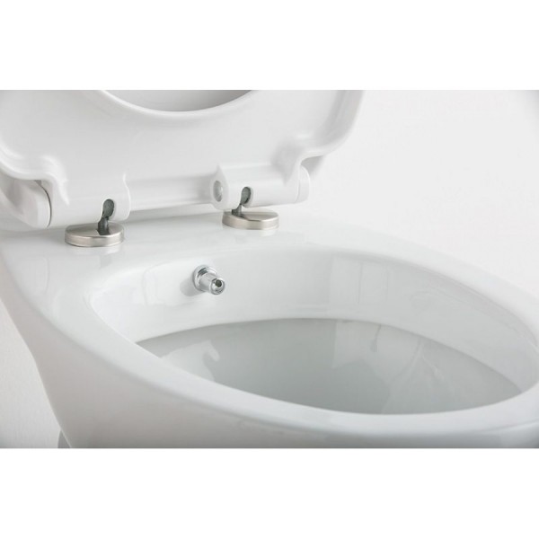 λεκανες τουαλετας - ειδη υγιεινης - είδη μπάνιου - ΛΕΚΑΝΗ ΔΑΠΕΔΟΥ ΜΕ ΜΠΙΝΤΕ - CREAVIT ATHENA SD3100B 68EK. ΛΕΚΑΝΕΣ