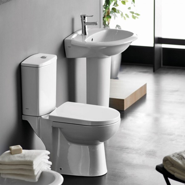 λεκανες τουαλετας - ειδη υγιεινης - είδη μπάνιου - ΛΕΚΑΝΗ ΔΑΠΕΔΟΥ - SEREL ORKIDE 680600 67,5EK. ΛΕΚΑΝΕΣ