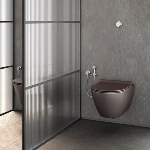 λεκανες τουαλετας - ειδη υγιεινης - είδη μπάνιου - ΛΕΚΑΝΗ ΚΡΕΜΑΣΤΗ - GSI PURA SWIRL BISTRO 881600SC-530 50EK. ΛΕΚΑΝΕΣ
