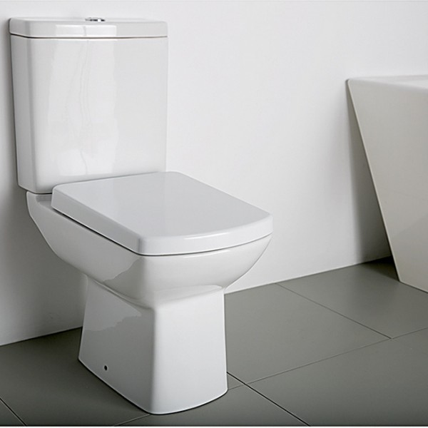 λεκανες τουαλετας - ειδη υγιεινης - είδη μπάνιου - ΛΕΚΑΝΗ ΔΑΠΕΔΟΥ - CREAVIT QUADRO LR3100 61EK. ΛΕΚΑΝΕΣ