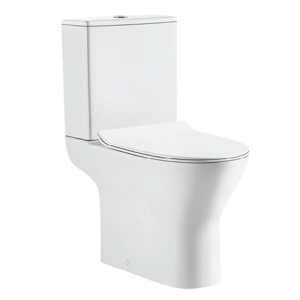 λεκανες τουαλετας - ειδη υγιεινης - είδη μπάνιου - ΛΕΚΑΝΗ ΔΑΠΕΔΟΥ - TEMA TONIC RIM OFF TON3100 60EK. ΛΕΚΑΝΕΣ